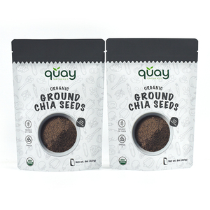 Customed Design Soft Touch finitura Food Stand up Pouch con chiusura normale per semi di Chia macinati sacchetti di Mylar - Product Image 3