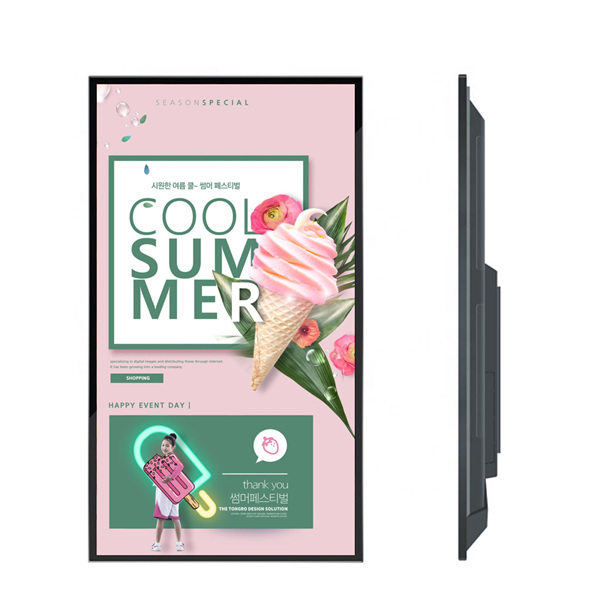 32 43 49 55 Inch Lcd Indoor Digital Signage Advertising Player Capacitive Touchscreen Wall Mounted Lcd Advertising Display