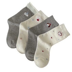 Calcetines <span class=keywords><strong>de</strong></span> punto para mujer, estilo académico, con diseño <span class=keywords><strong>de</strong></span> cachorro <span class=keywords><strong>de</strong></span> dibujos animados japonés, sin costuras, flocados, apilados, novedad primavera 2025 - Product Image 5