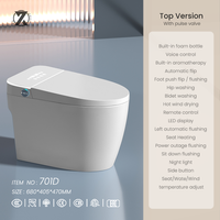 Toilette intelligente populaire au Moyen-Orient, avec chasse d'eau automatique, couvercle à fermeture douce, conception économe en énergie – Produits pour la maison intelligente