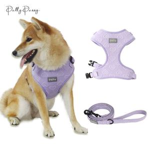 Personalisierte klassische Hundeweste in Wunschfarbe mit individuellem LOGO, verstellbares Haustierhalsband- und Leinen-Set, passend zu Kotbeutel und Fliege - Product Image 3