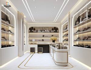 ตู้โชว์เครื่องประดับหรูหราทันสมัยพร้อมไฟ LED |   ตู้กระจกสั่งทำพิเศษสำหรับร้านบูติกสุดหรู |   การออกแบบร้านค้าปลีกระดับไฮเอนด์ - Product Image 4