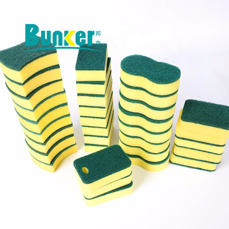 Домашние чистящие средства, белая кухонная губка