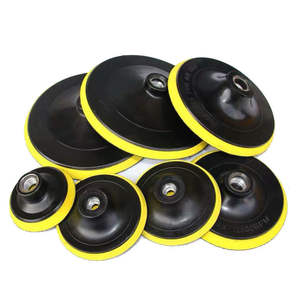 Tampon de polissage Faom 5/8-11 M14 M10 tige crochet et boucle tampon de laine éponge papier de ponçage support tampons pour l'élimination de la rouille - Product Image 1