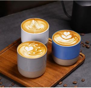 Personalized Factory Colorful <b>Ceramic</b> Coffee Mug Japanese Style Coarse <b>Ceramic</b> Espresso <b>Cup</b> No Handle Clay Espresso <b>Cup</b> - Product Image 4