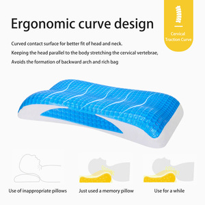 Bantal Tidur Busa Memori Gel Pendingin Anti Mendengkur Grosir Pabrik untuk Tidur - Product Image 3