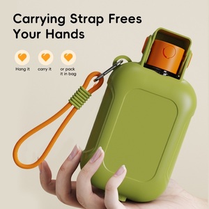 Bouteille d'eau portable pour animaux de compagnie, économique, pour chat et chien, écologique, facile à nettoyer, 2 en 1, gamelle et bouteille pour chat - Product Image 4