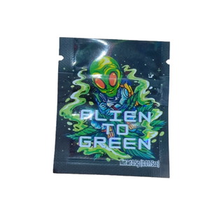 Sachets d'emballage Mylar à fermeture éclair avec fenêtre transparente, format mini pièce de monnaie 6x8cm, disponibles en 0,5g, 1g, 2g, 3,5g - Product Image 4