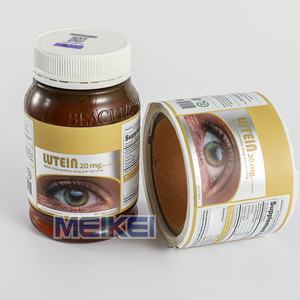 Stampa personalizzata impermeabile rotolo etichetta argento opaco Bopp etichetta adesiva per bottiglia - Product Image 1