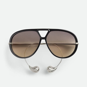 แว่นกันแดด Bottega BV Pilot Style Acetate ป้องกันแสงสะท้อน แว่นตาแฟชั่นสำหรับขับรถ ท่องเที่ยว ปาร์ตี้ ใส่ลำลอง Veneta - Product Image 1