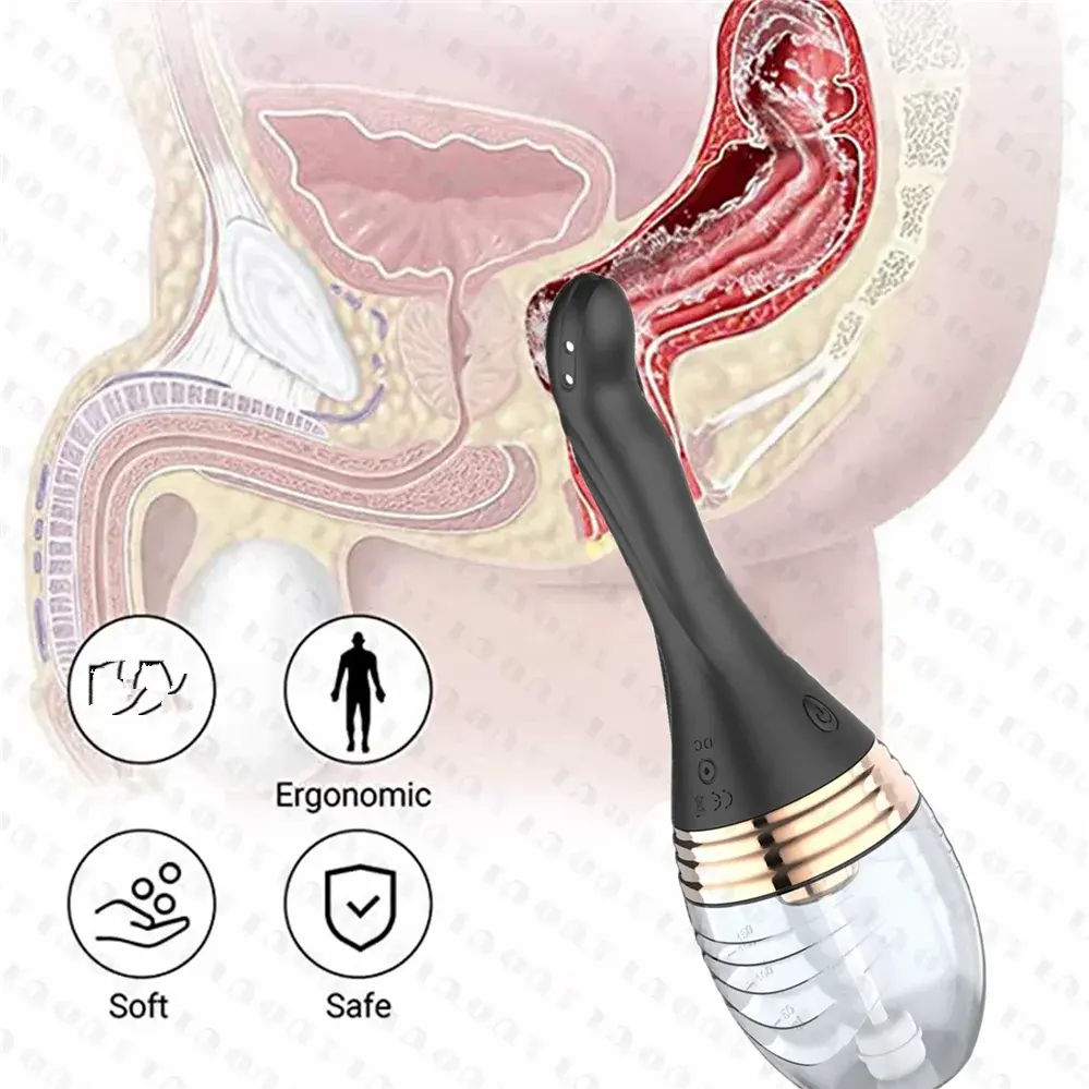 Automatic Electric Enema Cleaner - USB Powered Hygiene Douche Bulb for Anal Sex, 100% Waterproof Health Care Product Automatic Electric Enema Cleaner - USB Powered Hygiene Douche Bulb for Anal Sex, 100% Waterproof Health Care Product
