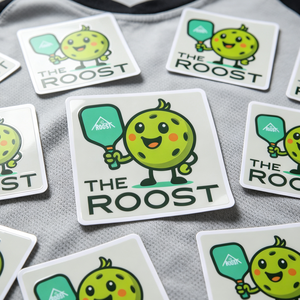 สติกเกอร์กระดาษกาว The Roost Square ทนทาน พิมพ์ดิจิทัล ป้ายของขวัญงานฝีมือ - Product Image 3