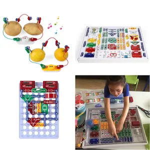 DIY stem educational toys electric building blocks toys circuit science experiments for schools