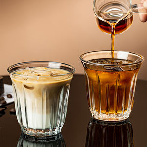 Taza de <span class=keywords><strong>Café</strong></span> de Vidrio Templado Transparente, Anti-Escaldaduras, para Latte, Espresso y Capuchino, Estilo Moderno y Lujoso para Hogar o Cafetería - Product Image 4