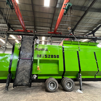 Écran mobile à tambour rotatif MTS 2050 de grande capacité, pour le tri des déchets, du terreau et du compost, à vendre