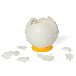 Chấp Nhận Tùy Chỉnh 60Pcs Dia 11Cm UV In Nhựa Vòng Globe Moon Bóng Rổ Bóng Đá <span class=keywords><strong>3D</strong></span> Trò Chơi Ghép Hình Câu Đố - Product Image 1