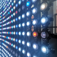 Affichage de fond de scène énorme extérieur P31.25 led rideau en maille écran souple