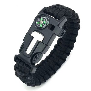 Top Vente Multifonctionnel 5-en-1 Boussole D'urgence Portable Alpinisme Randonnée Survie Bracelet - Product Image 4