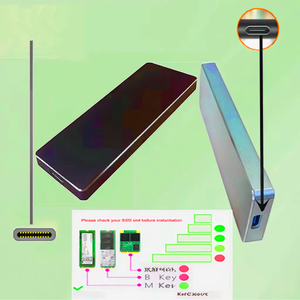 AOTECH KAD-35B8 Type-C NVMe PCIe USB3.<span class=keywords><strong>2</strong></span> 10Gbps SSD 外接盒 铝合金外置固态硬盘盒 2280尺寸 - Product Image 3
