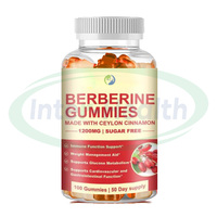 Ausreson OEM Marque privée Extrait de berbérine Cannelle Gummy Berberine HCL Suppléments Gummies Berberine