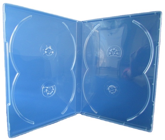 Single Double Multi Clear Black Premium Polypropylene /Blu-ray Cases Clips for Brochure Transparent Outer Film Screen Printed