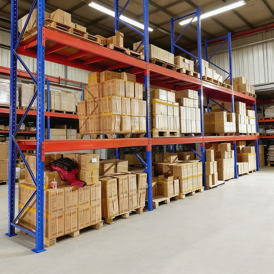 Easy Racking Industrial Steel Pallet Racking - Easy Install Heavy Duty Shelving for ...