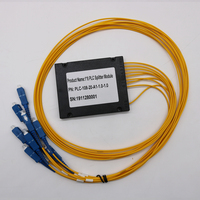 Powtech PLC Splitter ABS kotak 1x64 FTTH serat adaptor