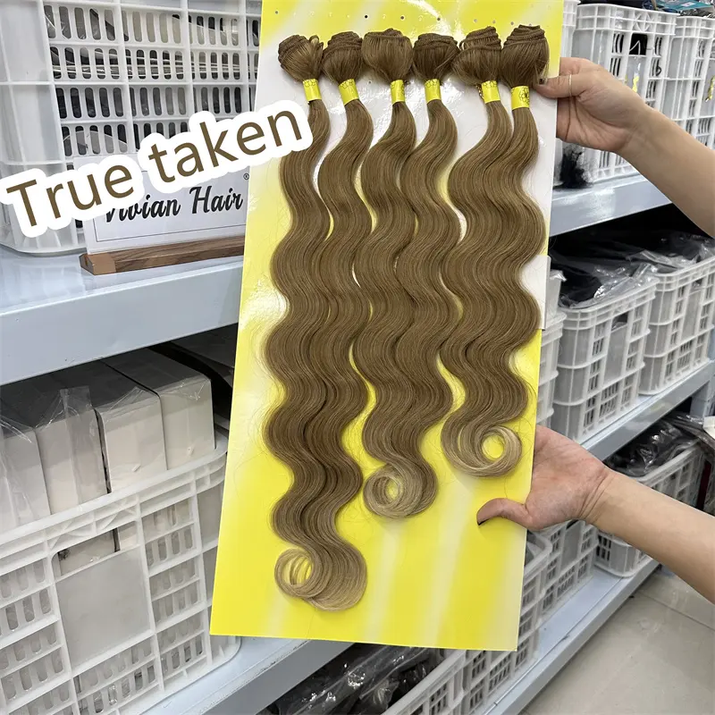 100% kanekalons en kaliteli uzun vücut dalga 28 inç dikmek saç dokuma atkı paket kapatma ile saç ilavesi demetleri paketi