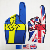 Mains en mousse EVA lumineuses personnalisées Pays-Bas pour le cheerleading, le baseball et les sports – Gants en mousse éponge pour la cheering