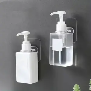 Crochet multifonctionnel créatif en plastique PVC sans couture mural adhésif gel douche cintre pour cuisine salle de bain sacs suspendus