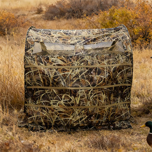 Tente de chasse imperméable à l'eau pour la chasse au dinde, au cerf et à l'ours, avec camouflage dissimulé à 180 degrés pour une vision extérieure complète - Product Image 4