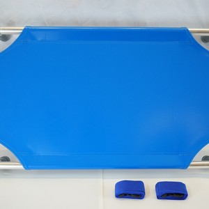 Camilla de rescate para perros grandes, tela Oxford azul, marco de aleación de aluminio, talla M, soporte completo para el cuerpo - Product Image 1