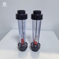 Plastic Rotameter Nominal Pressure 0.6MPa Temperature 55℃ for Liquid Measurement Flange Connection
