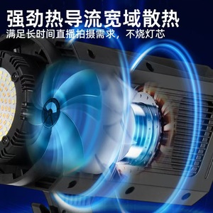 ไฟสตูดิโอ LED 200W ปรับอุณหภูมิสีได้ สำหรับถ่ายภาพ ถ่ายทอดสด พร้อมขาตั้งกล้อง - Product Image 3