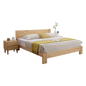 Nordic Solid Wood Platform <b>Bed</b> 1.8m Storage Bedroom Furniture <b>Double</b> <b>Bed</b> Modern Master <b>Bed</b> Adult Elderly Use - Product Image 4