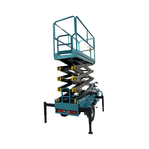 Plataforma Elevadora Eléctrica <span class=keywords><strong>de</strong></span> Tres Ruedas <span class=keywords><strong>de</strong></span> Alta Calidad, Mesa Elevadora Móvil <span class=keywords><strong>de</strong></span> 2100x800mm y 1300kg para Trabajos en Exteriores - Product Image 1