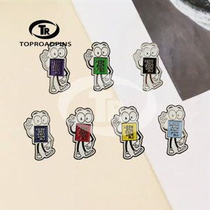 Nouveau Design Support Logo Creative Durable Émail Personnalisé Broches Code Noir - Product Image 6