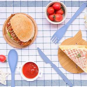 Portable Sustainable Plastic <b>Travel</b> <b>Cutlery</b> <b>Set</b> with Case Camping Picnic Reusable Fork <b>Sets</b> Outdoor BBQ Cartravel Tableware - Product Image 4