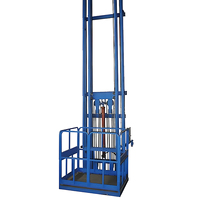 Ascenseur hydraulique électrique de marchandises d'ascenseur d'équipement de levage de cargaison fixée au mur d'entrepôt vertical industriel