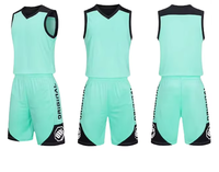 Tenue de basketball BD5 pour homme adulte, ensemble sportif en polyester avec impression par transfert thermique, antibactérien, taille élastique, personnalisable pour étudiant