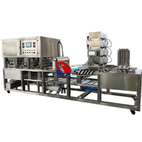 Machine industrielle de cachetage de tasse de boisson-remplissage précis, étanche, changement facile