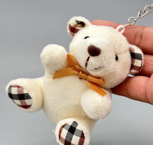 Pequeño oso, juguete de malla de felpa Súper suave, muñeca pequeña, accesorio colgante, celebración de boda, regalo, máquina de garra, muñeca al por mayor - Product Image 6