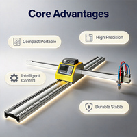 Machine de découpe plasma CNC portable pour tôles en acier au carbone et en acier inoxydable, de haute qualité et efficace