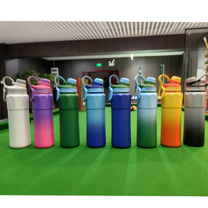 32oz 40oz Custom Logo Color Office Cup Sport Powder Coated Vacuum Insulated Water <b>Bottle</b> Straw Handle 12-24 Hours Thermal - Product Image 6