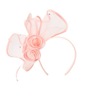 Guangzhou Fashion Ladies Bridal <strong>pink</strong> Womens Church <strong>Fascinators</strong> Hat Headwear <strong>Headband</strong> - Product Image 2