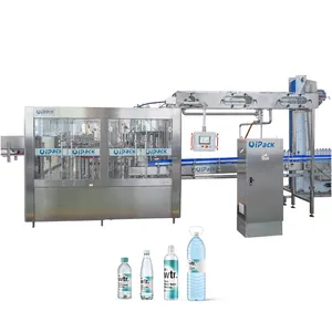 New Arrival Competitive Price Automatic Plastic Glass Bottle Mineral Pure Fill Packing Washing Filling Machine