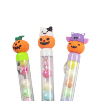 Bolígrafo de Lujo O&Q con Diseño de Calabaza de Halloween, 0.7mm, Plástico, Promocional, Moderno, para la Escuela, Oficina, Material Escolar para Niños