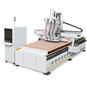 KINGISO العلامة التجارية CNC راوتر الخشب لإزالة الزوائد وتشكيل القطع لوحة آلة قطع الصينية مصنع