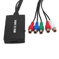 1080P HDMI Composant YPbPr 5RCA RGB Convertisseur Audio Vidéo TV Stick Câble Adaptateur pour PS3 PS4 Roku Projecteur DVD