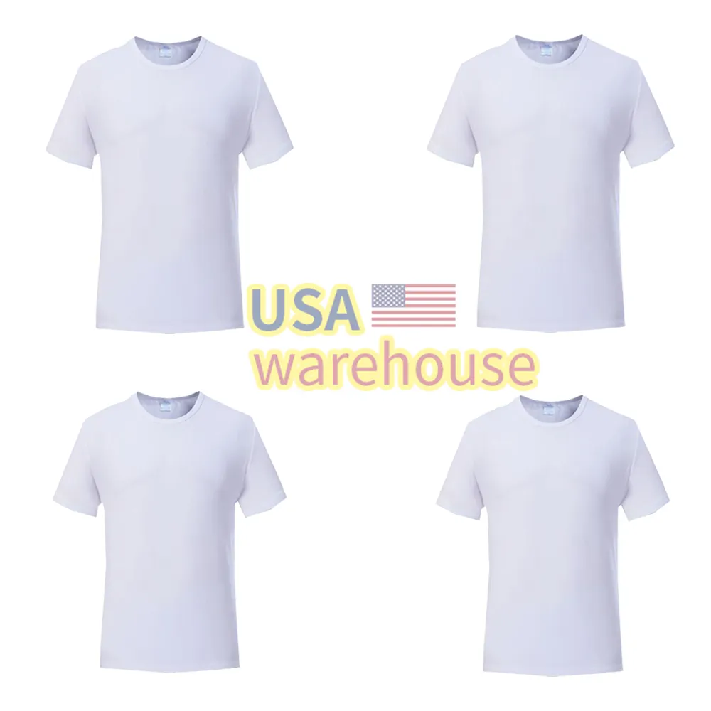 Ons Warehouese Sublimatie Shirts 100 Polyester T-Shirt Groothandel T-Shirt 100% Polyester Sublimaties Blanco Heren T-Shirts